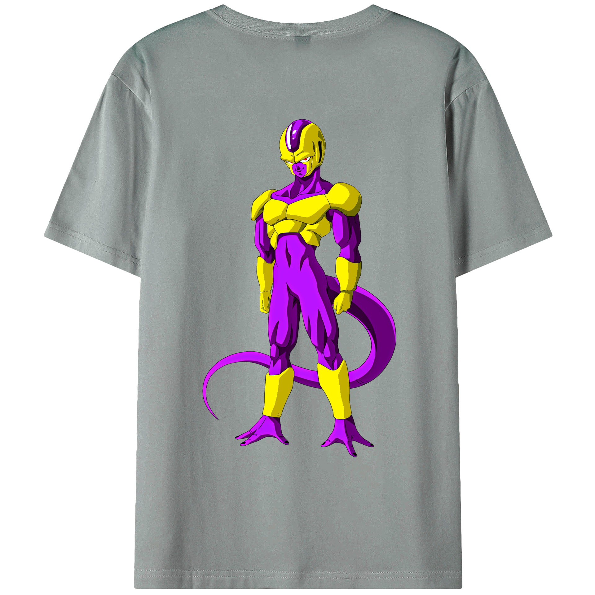 （画像用） ドラゴンボール フリーザ DRAGON BALL Frieza 綿100％ メンズ半袖Tシャツ（バックプリント） 通気性